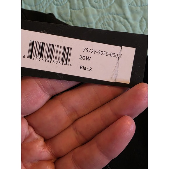 Tribal Women's Size 20 Sophia 5 Pocket Curvy Straight Cotton Blend Denim Pants - Picture 6 of 12